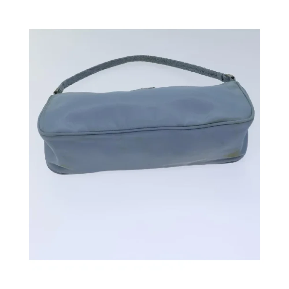 Prada Vintage Pre-owned Nylon prada-bags Blue Dames