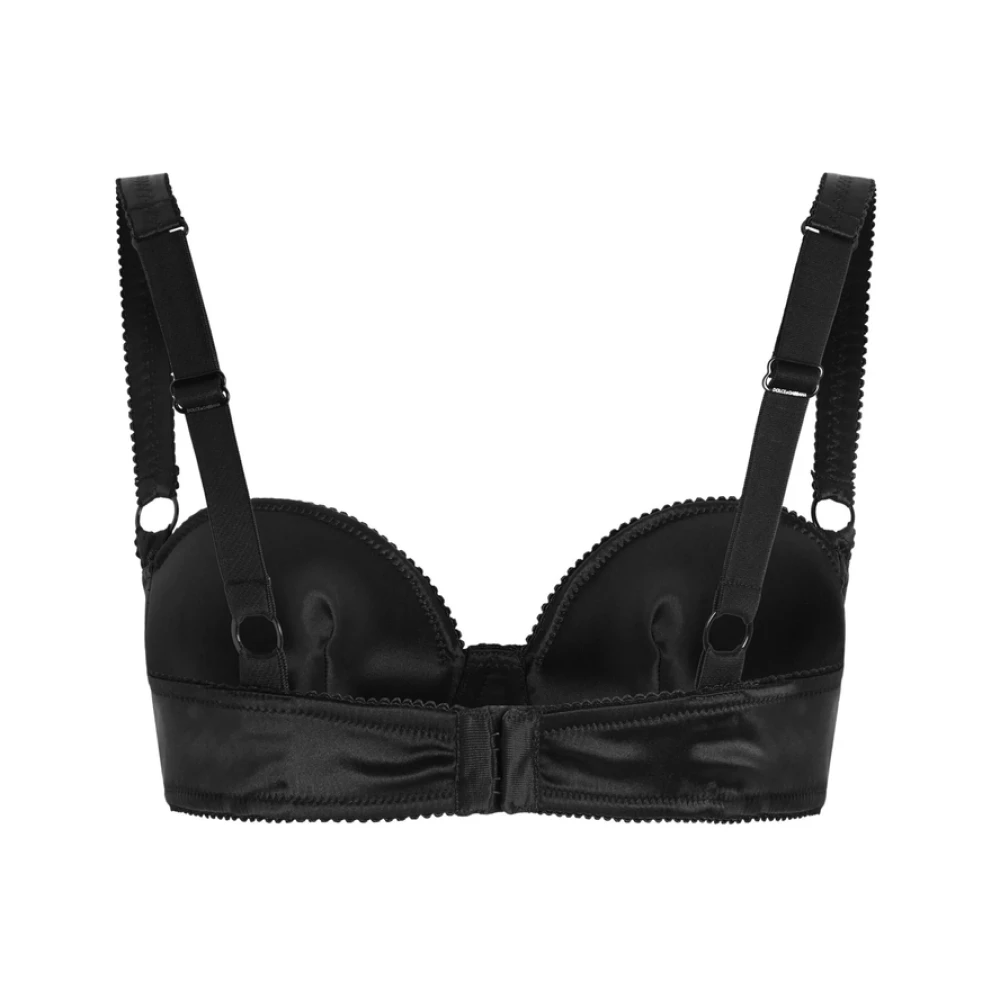 Dolce & Gabbana Zwarte Achterhaak Ondergoed Black Dames