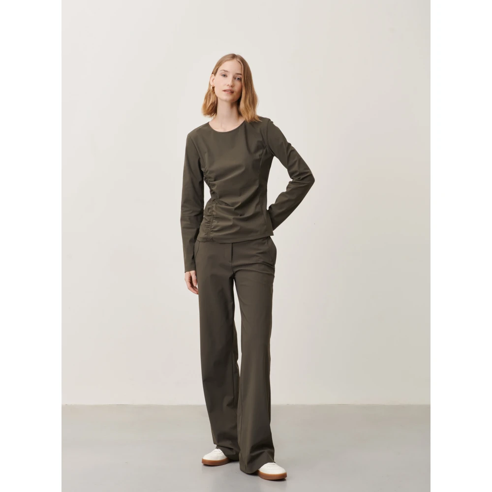 Jane Lushka Scarlet Top Technical Jersey Green Dames