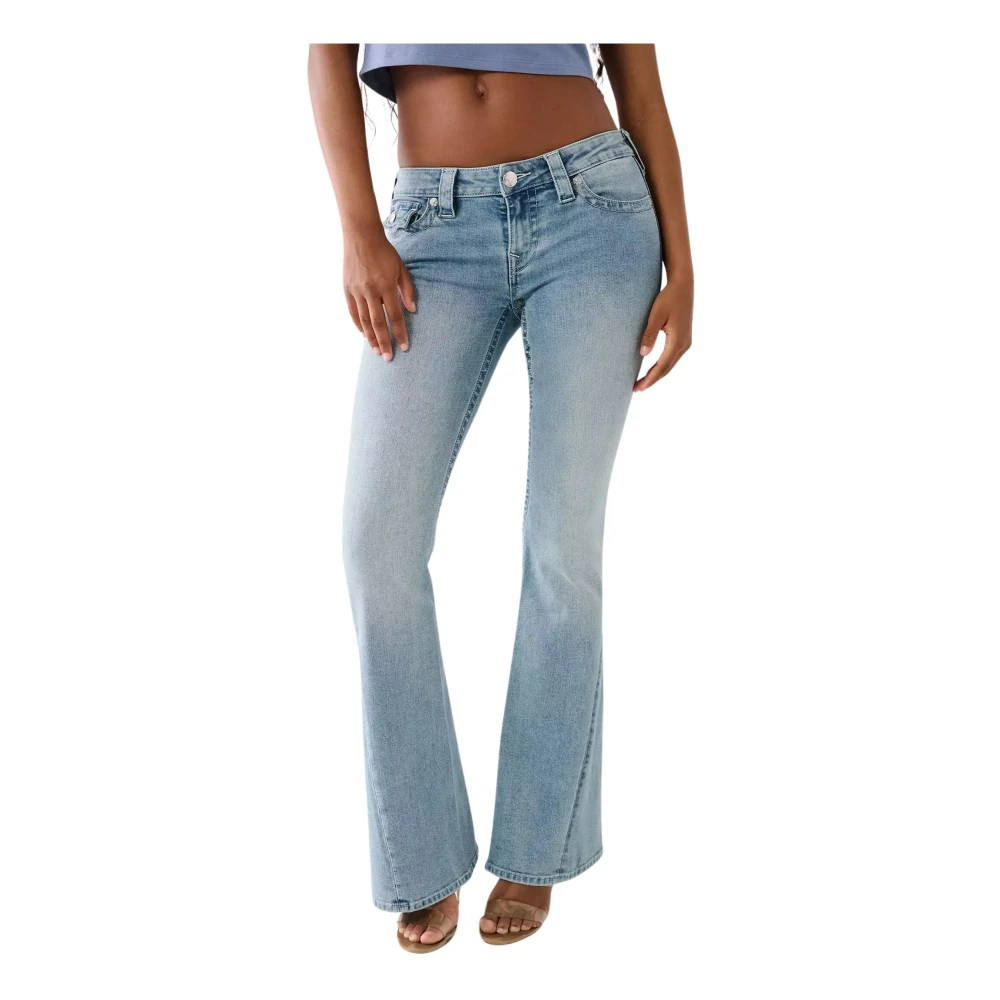 True Religion Joey Flare Jeans Blue Dames