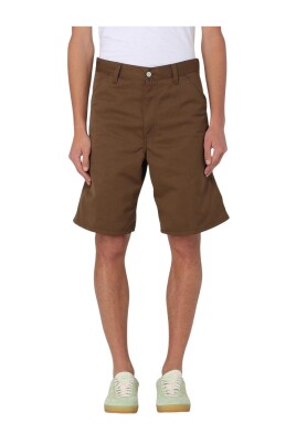 brun-afslappet-pasform-shorts