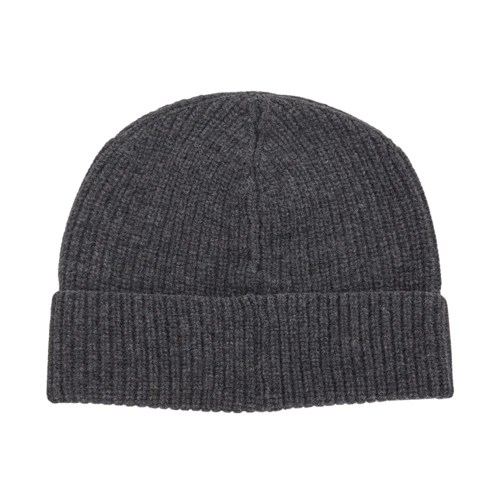 Seven Gauge Geribbelde Wollen Muts Gray Heren