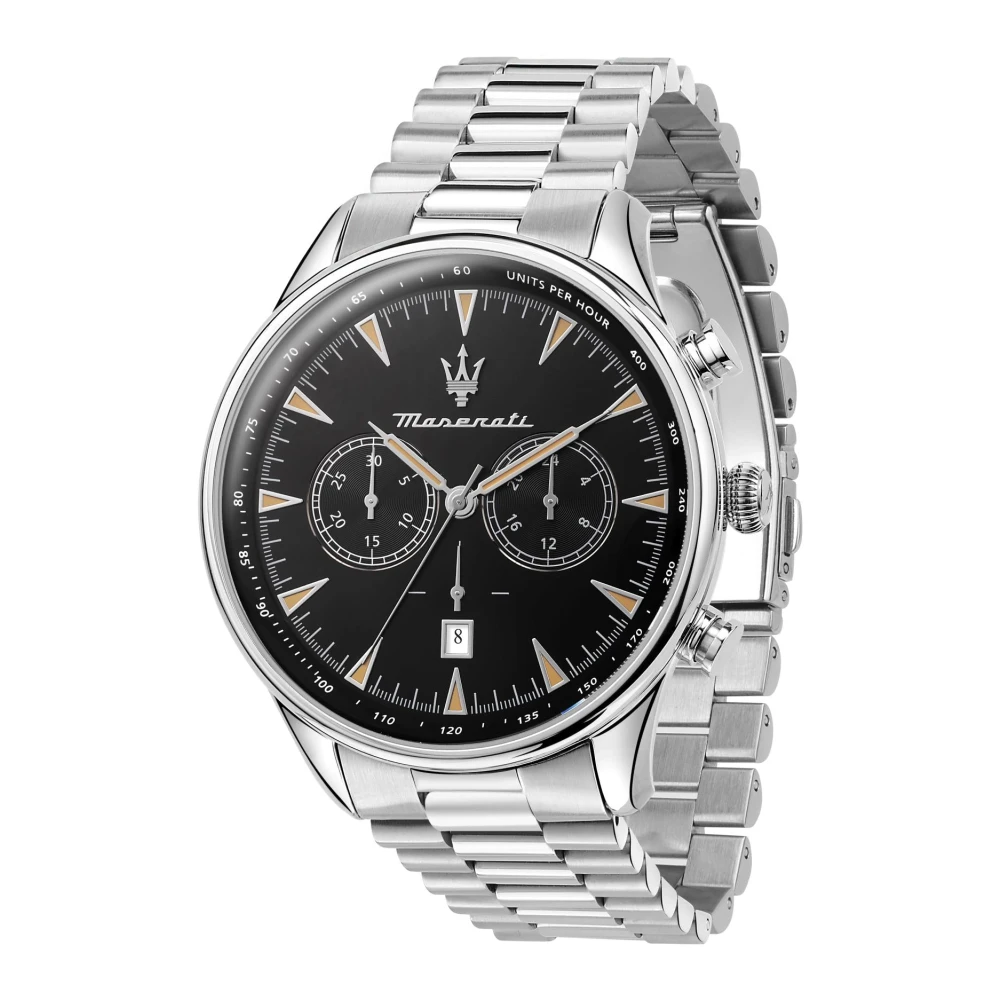 Maserati Men's Gray Tradizione Stainless Steel Date Window Watch