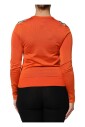 haut-en-soie-orange-a-col-rond