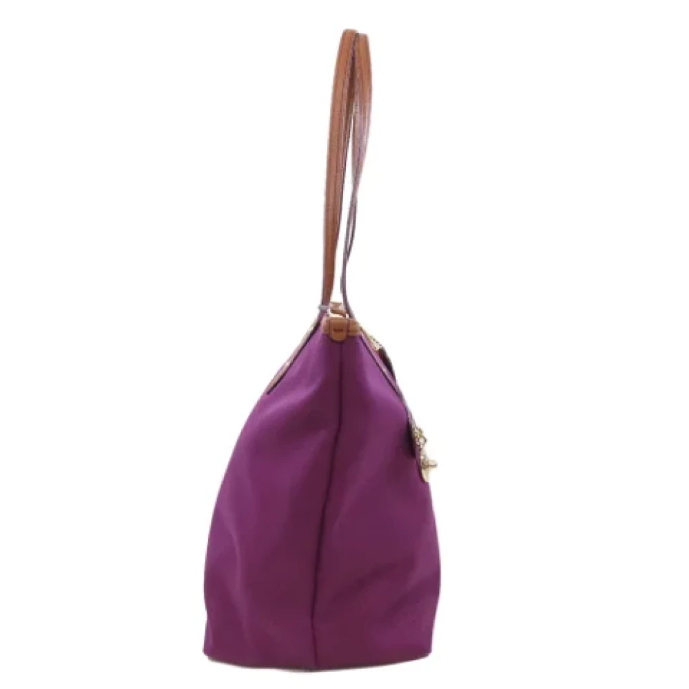 Coach Pre-owned Canvas handbags Purple Dames