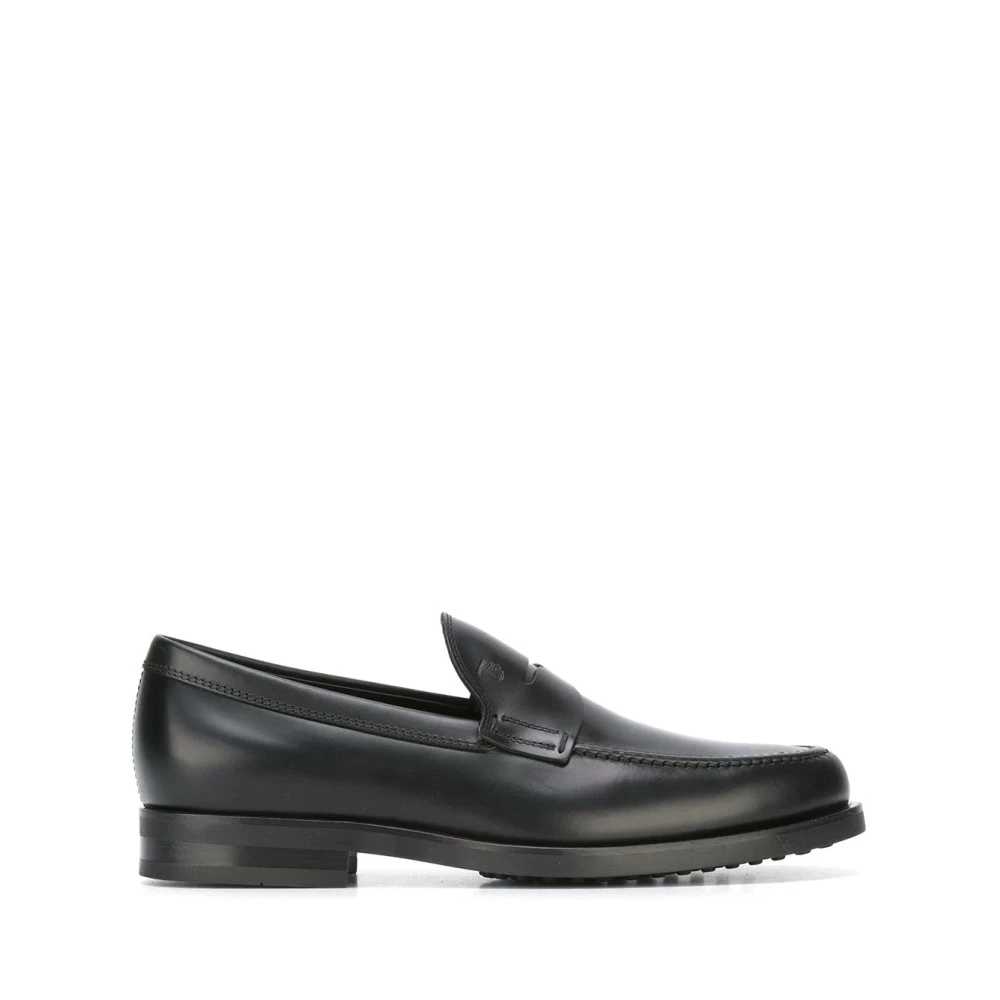Tod's Men's Black Loafers, 9 Uk, Leather Loafer