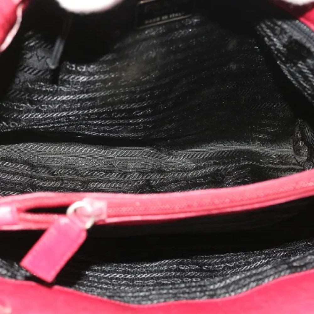 Prada Vintage Pre-owned Fabric prada-bags Red Dames