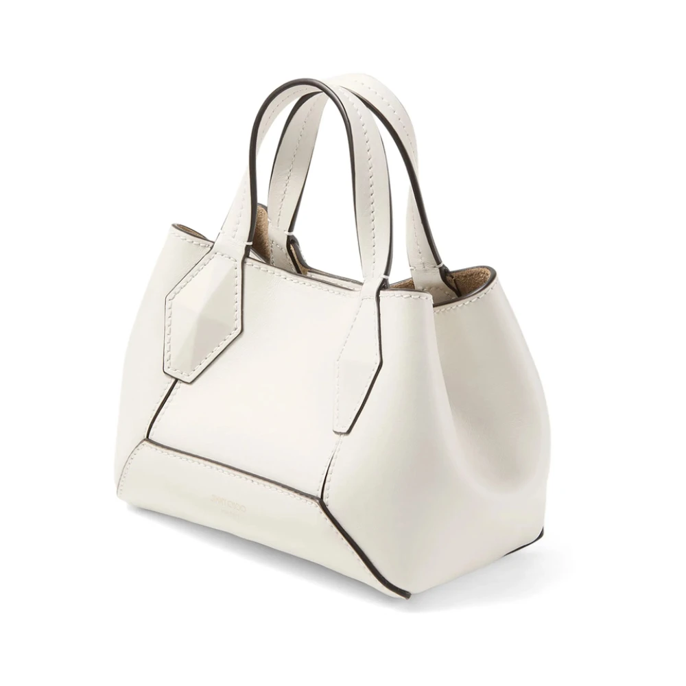 Jimmy Choo Witte Handtas met Magnetische Sluiting White Dames
