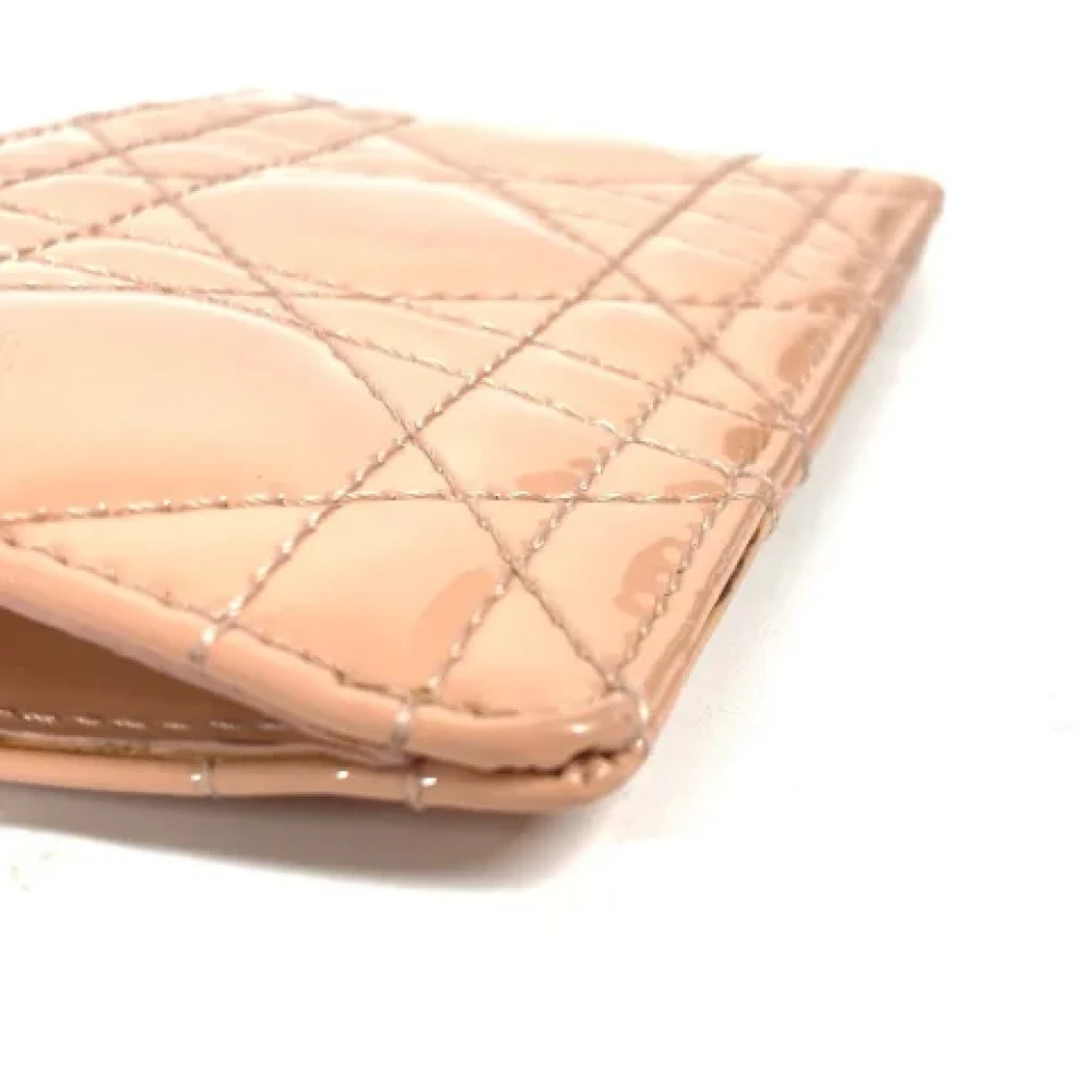Dior Vintage Pre-owned Leather wallets Pink Dames
