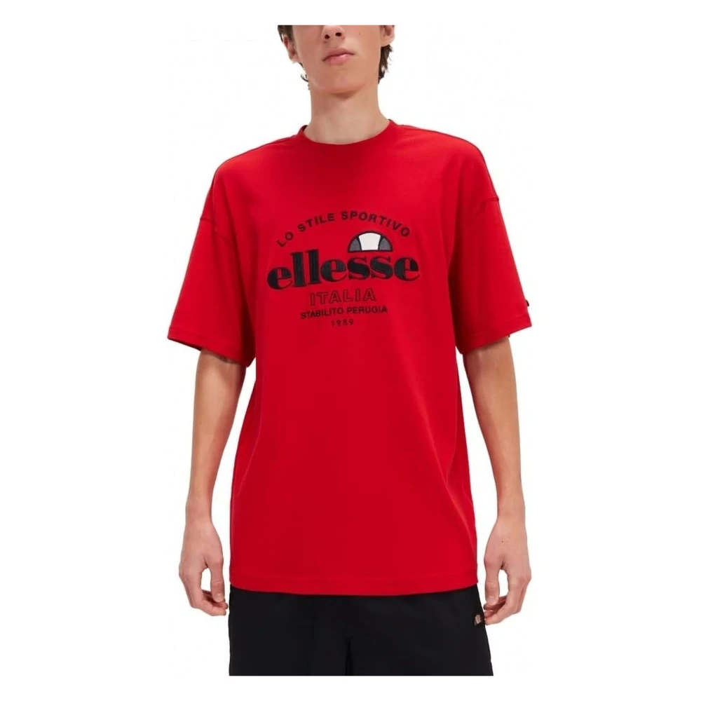 Ellesse Uomo Rosso Top, M, New,
