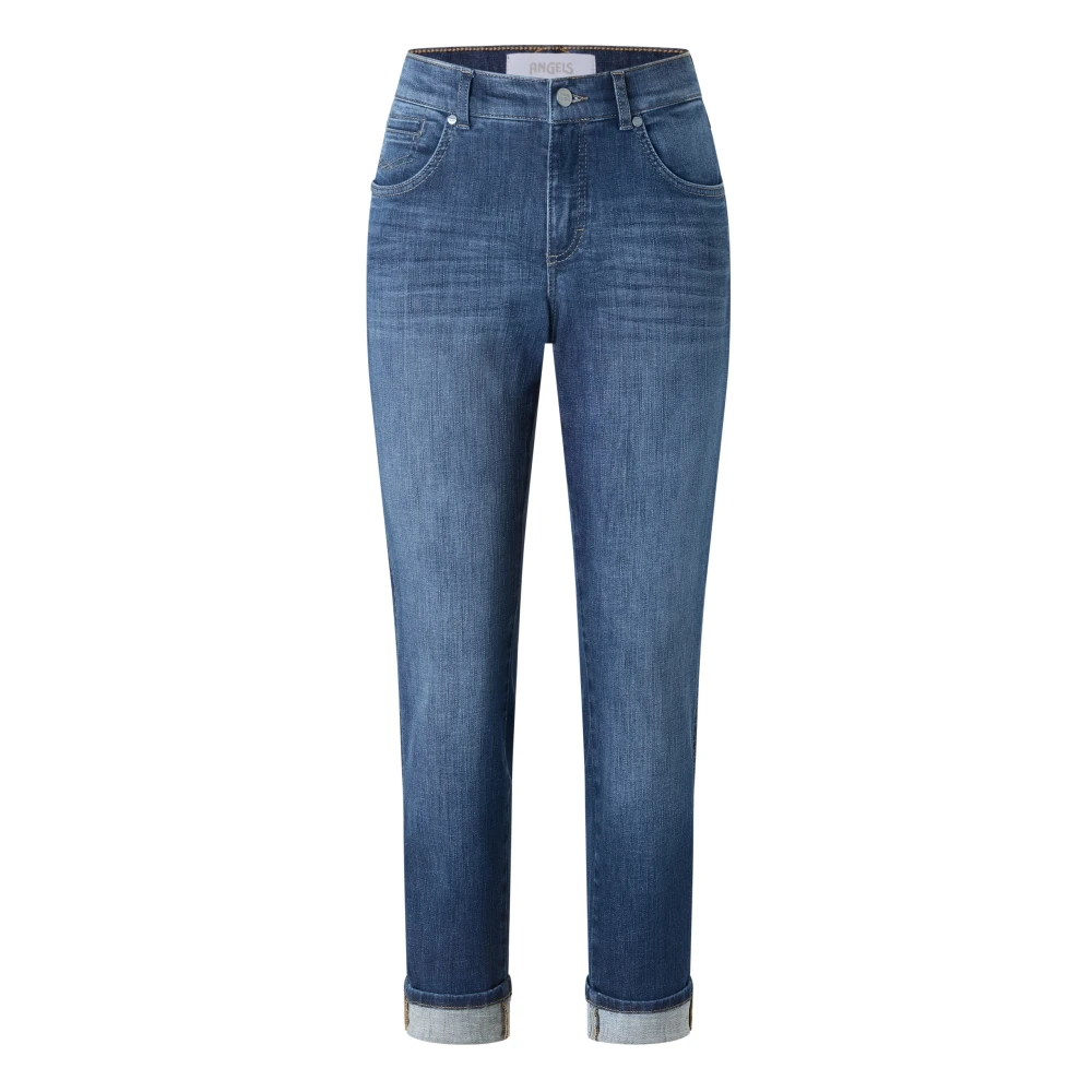 Angels Stijlvolle Crop Top Blue Dames