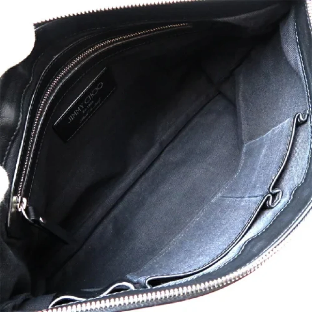 Jimmy Choo Pre-owned Fabric clutches Black Dames