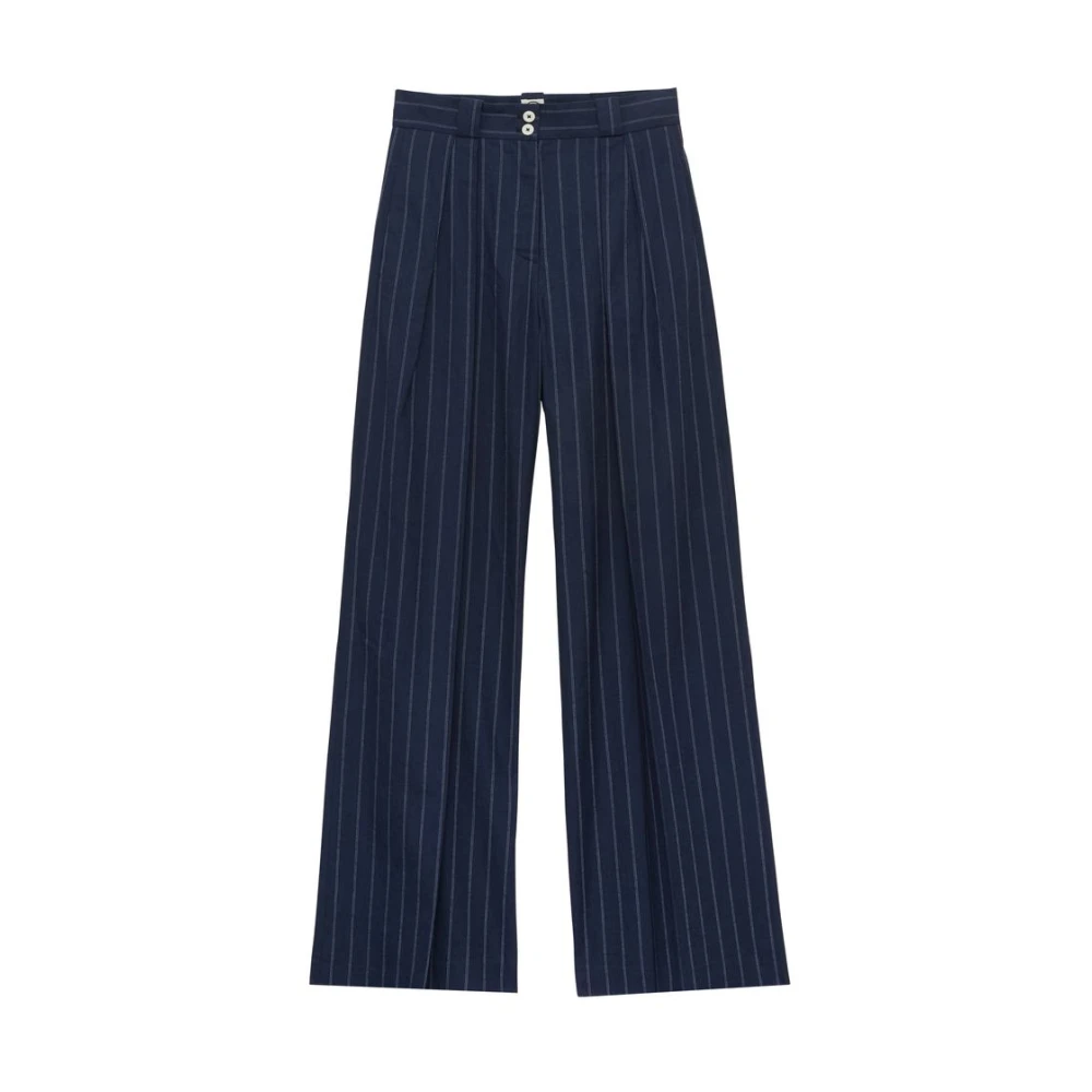 Ines De La Fressange Paris Marlène broek Blue Dames