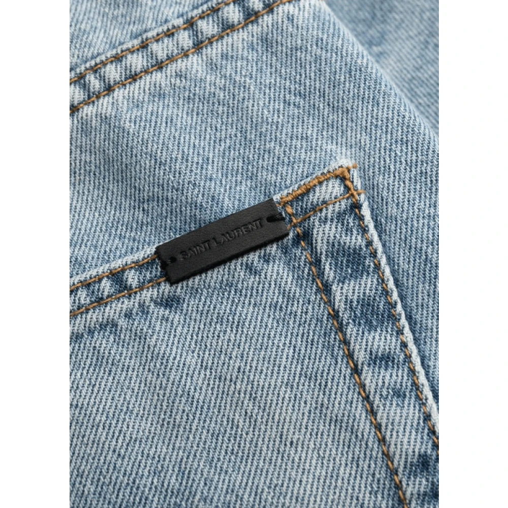 Saint Laurent Cassandre Jeans Blue Dames