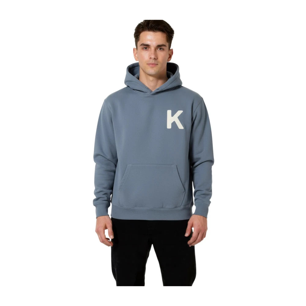 Kenzo Blå Lucky Tiger Oversize Hoodie