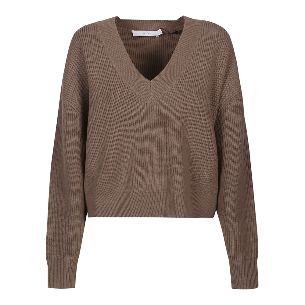 IRO Comfortabele Gebreide Trui Brown Dames