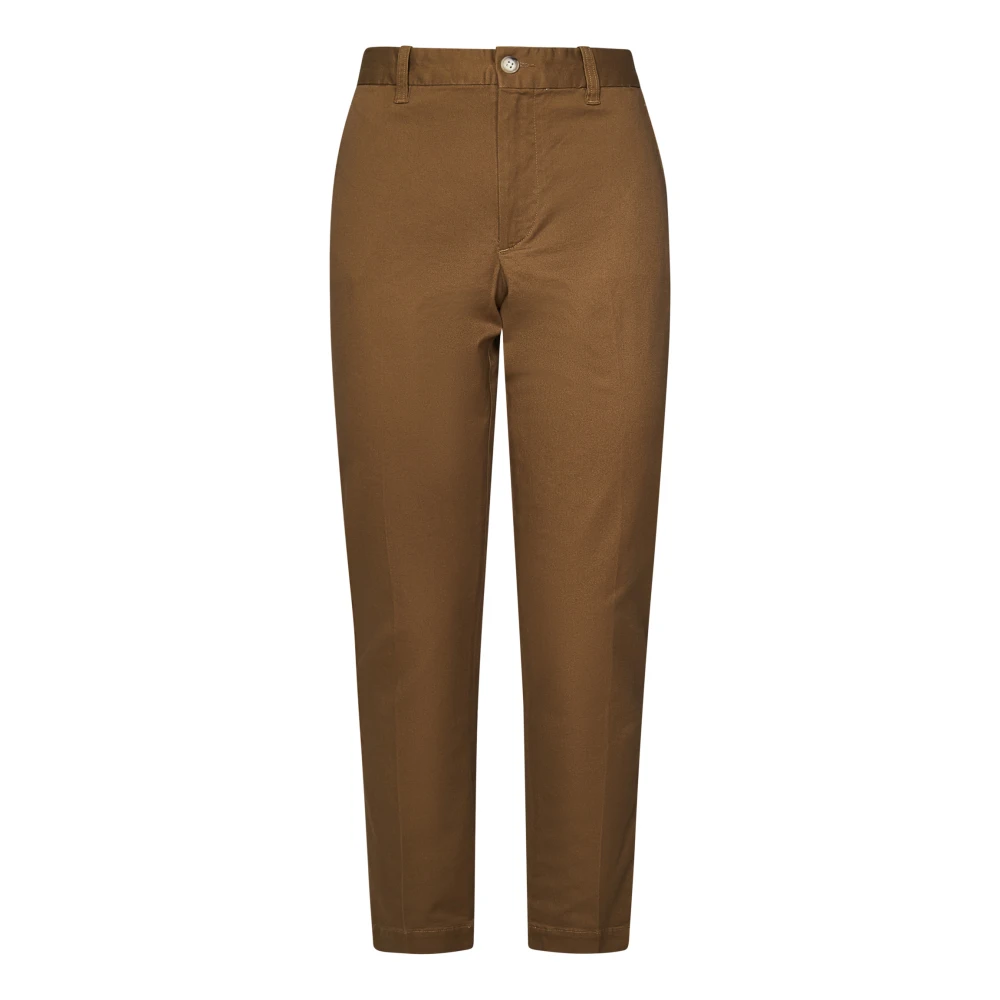 Polo Ralph Lauren Bruna Korta Slim Fit Byxor Brown, Dam