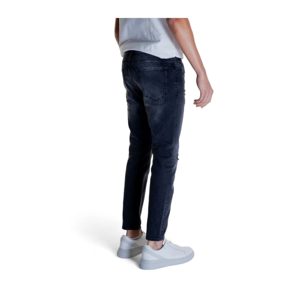 Antony Morato Zwarte Katoenen Stretch Jeans & Pant Black Heren
