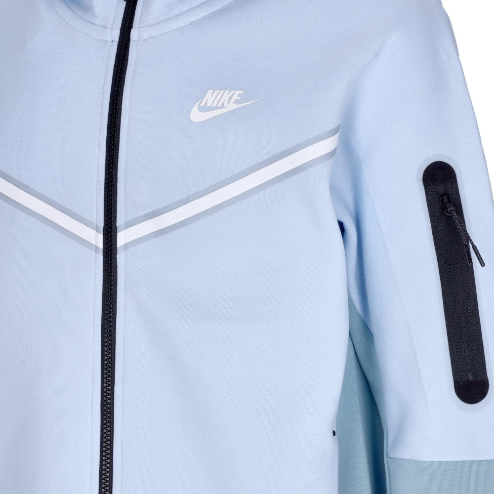 Nike Tech Fleece Hoodie Blue Heren