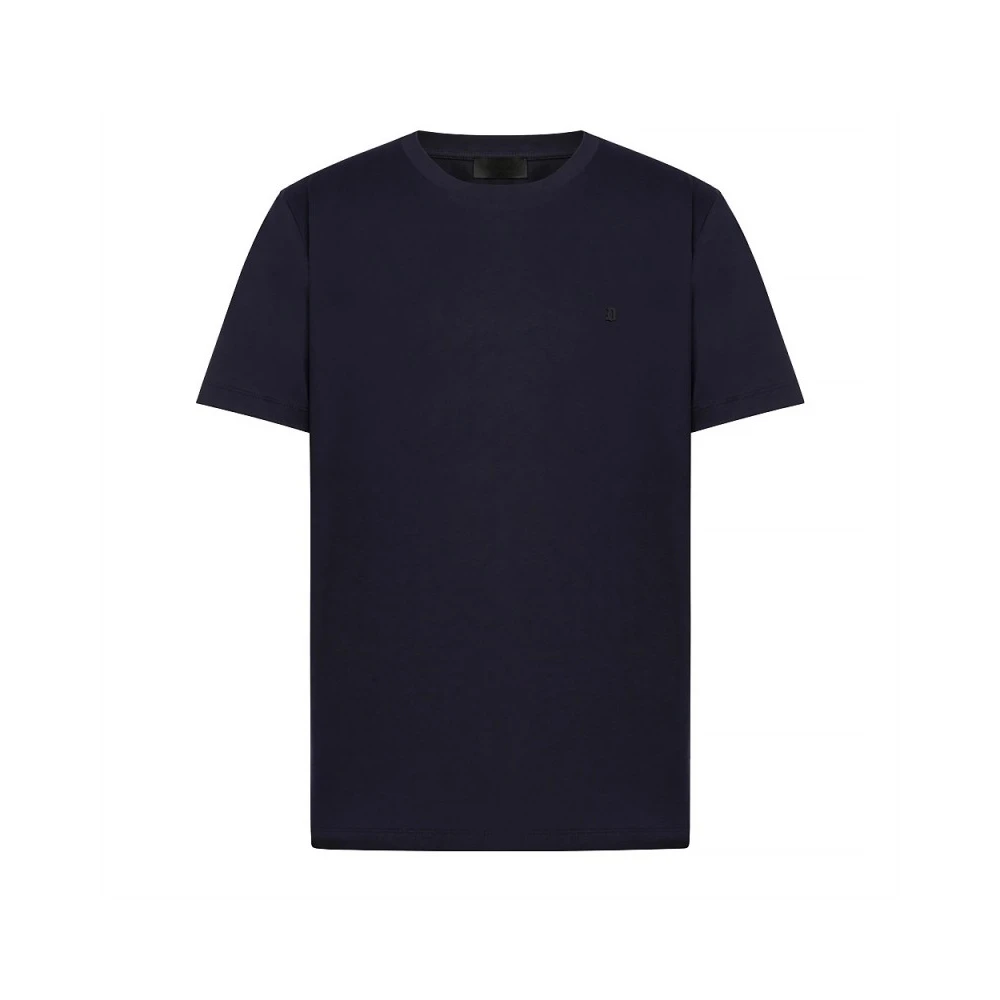 Dondup Homme Bleu Tops, Taille: M T-Shirt En Jersey De Coton