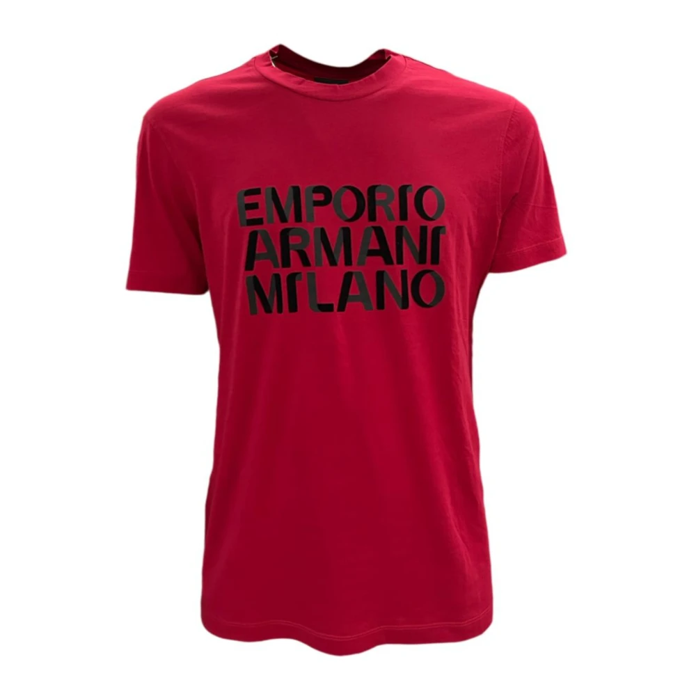 Emporio Armani Uomo Rosso Top, M, New,