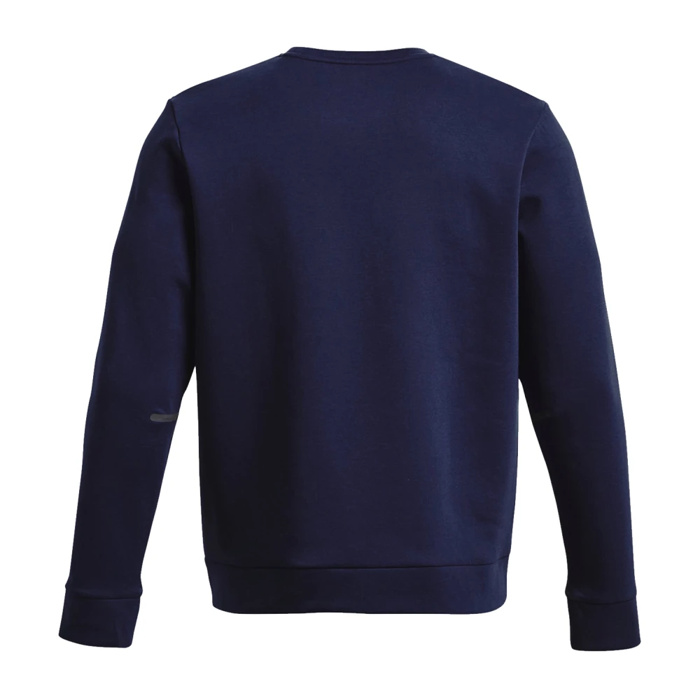 Under Armour Blauwe Fleece Crew Sweater Blue Heren