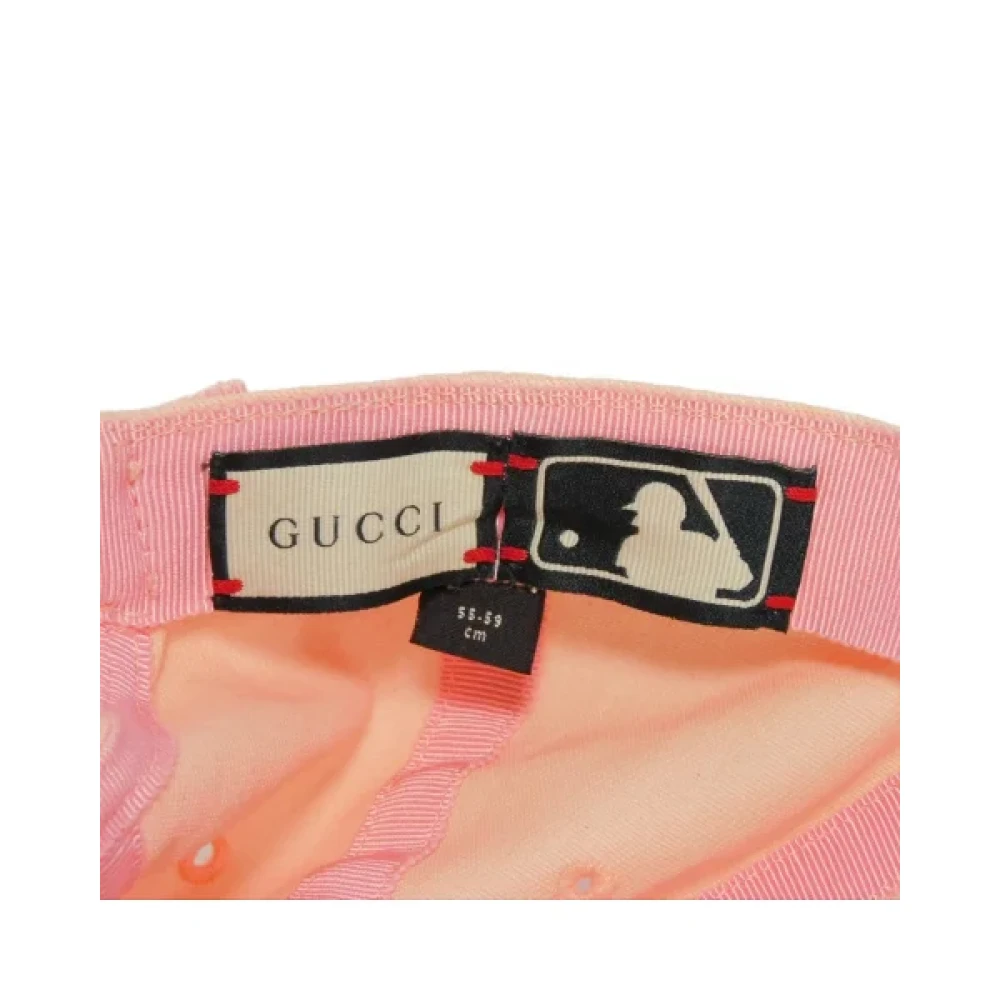 Gucci Vintage Pre-owned Cotton hats Pink Dames