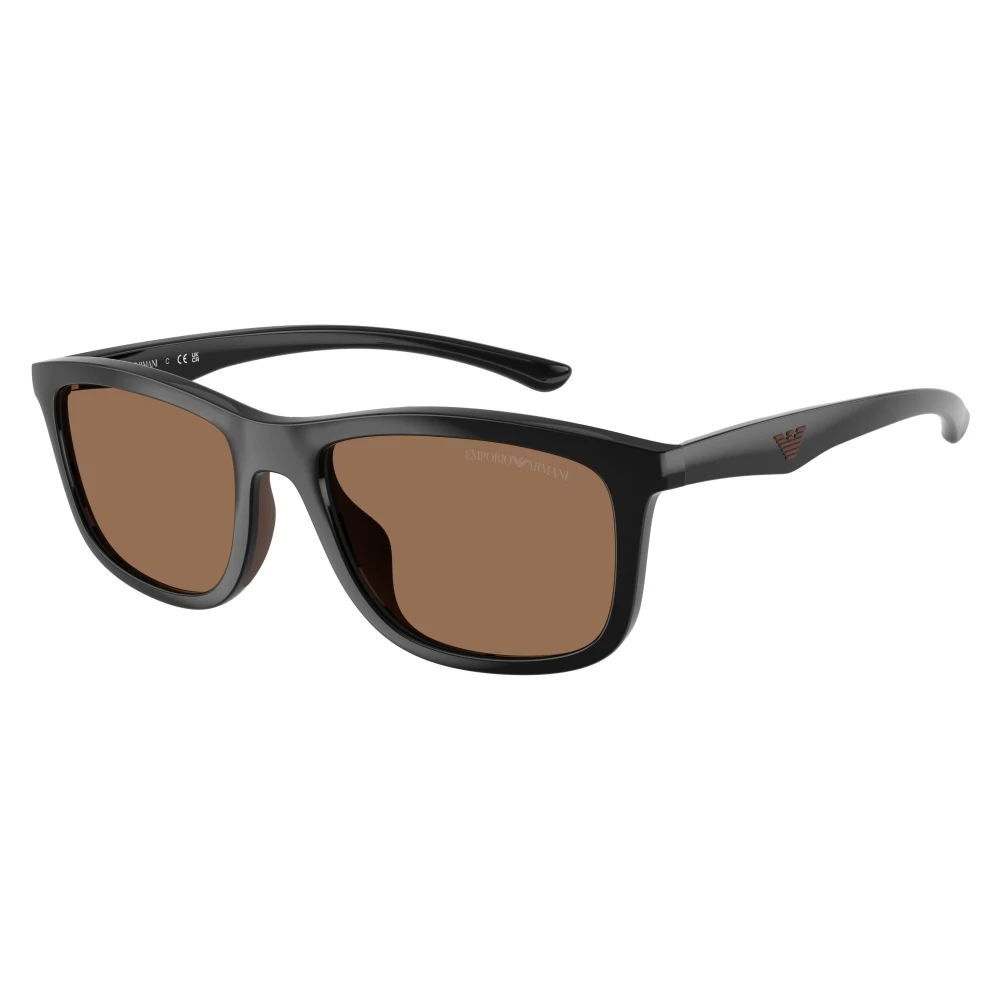 Emporio Armani Black/Brown Ea4277u 501773 Man Sunglasses Injected Squared Normal - Image 2