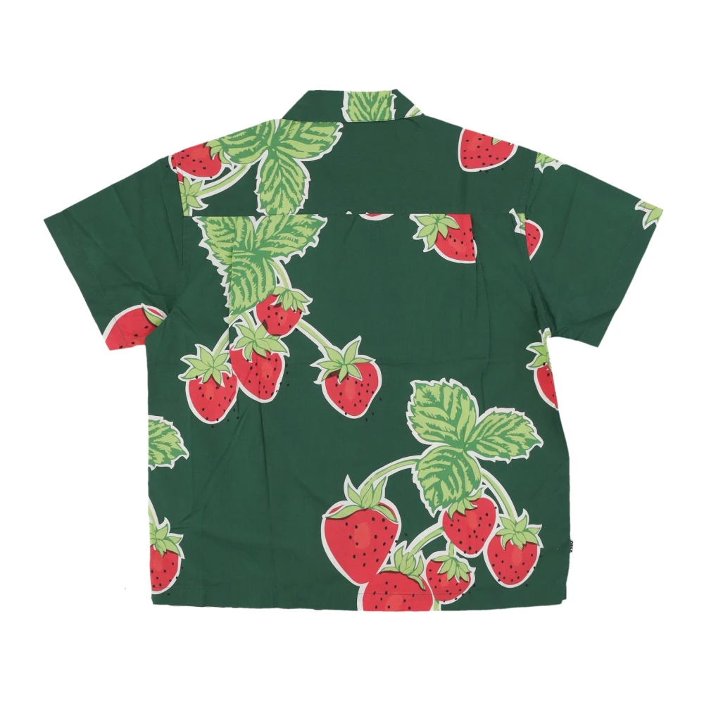 Obey Jumbo Berries Korte Mouw Overhemd Green Heren