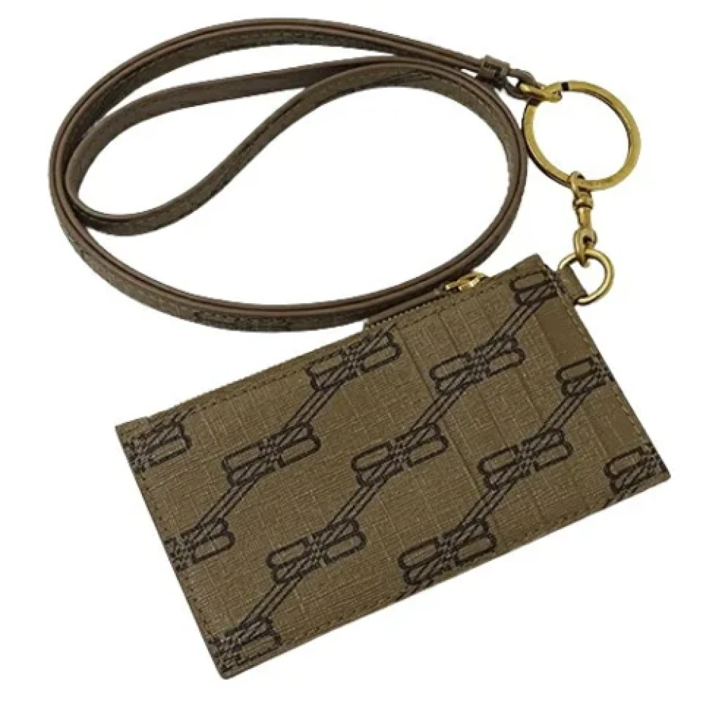 Balenciaga Vintage Pre-owned Canvas wallets Brown Dames