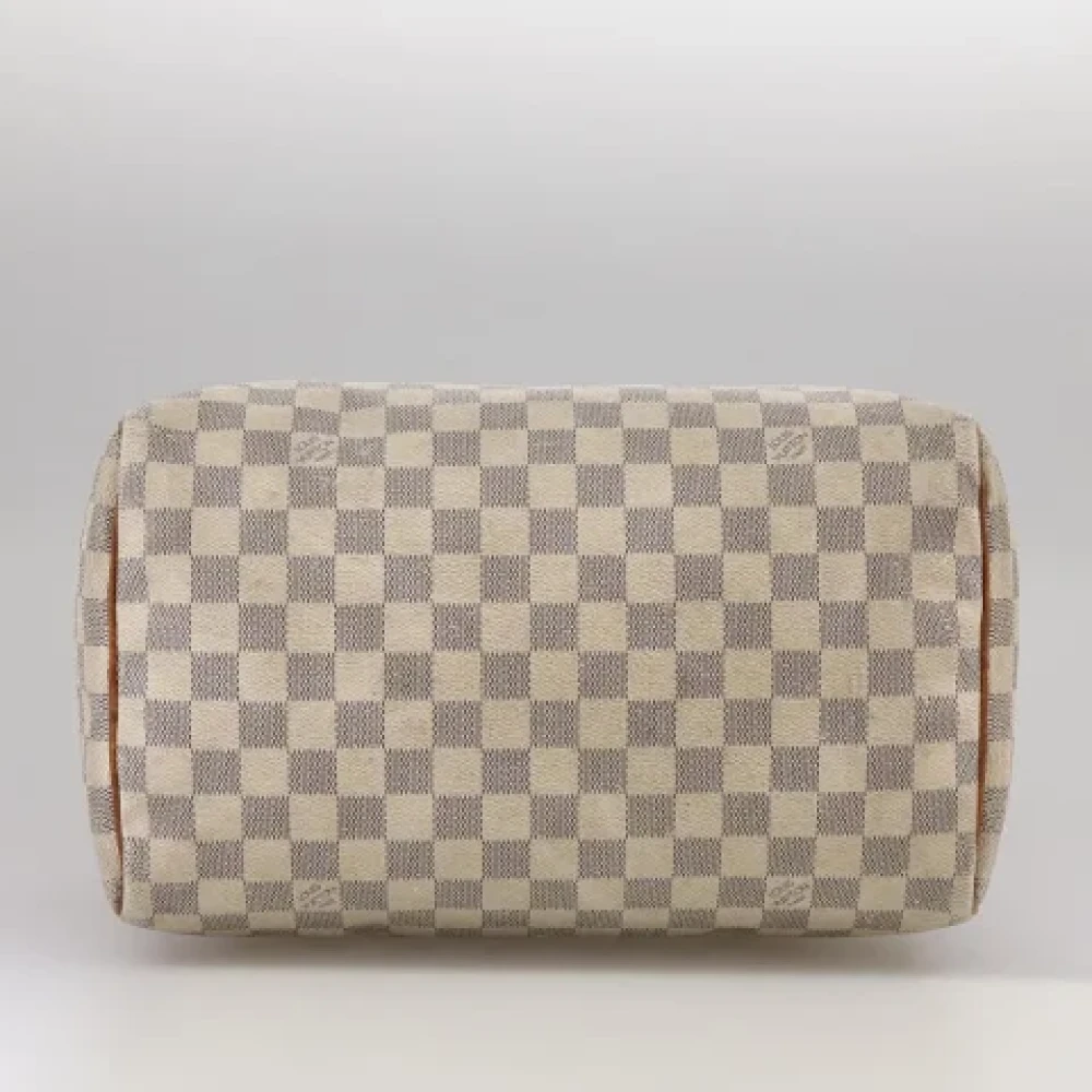 Louis Vuitton Vintage Pre-owned Canvas handbags White Dames