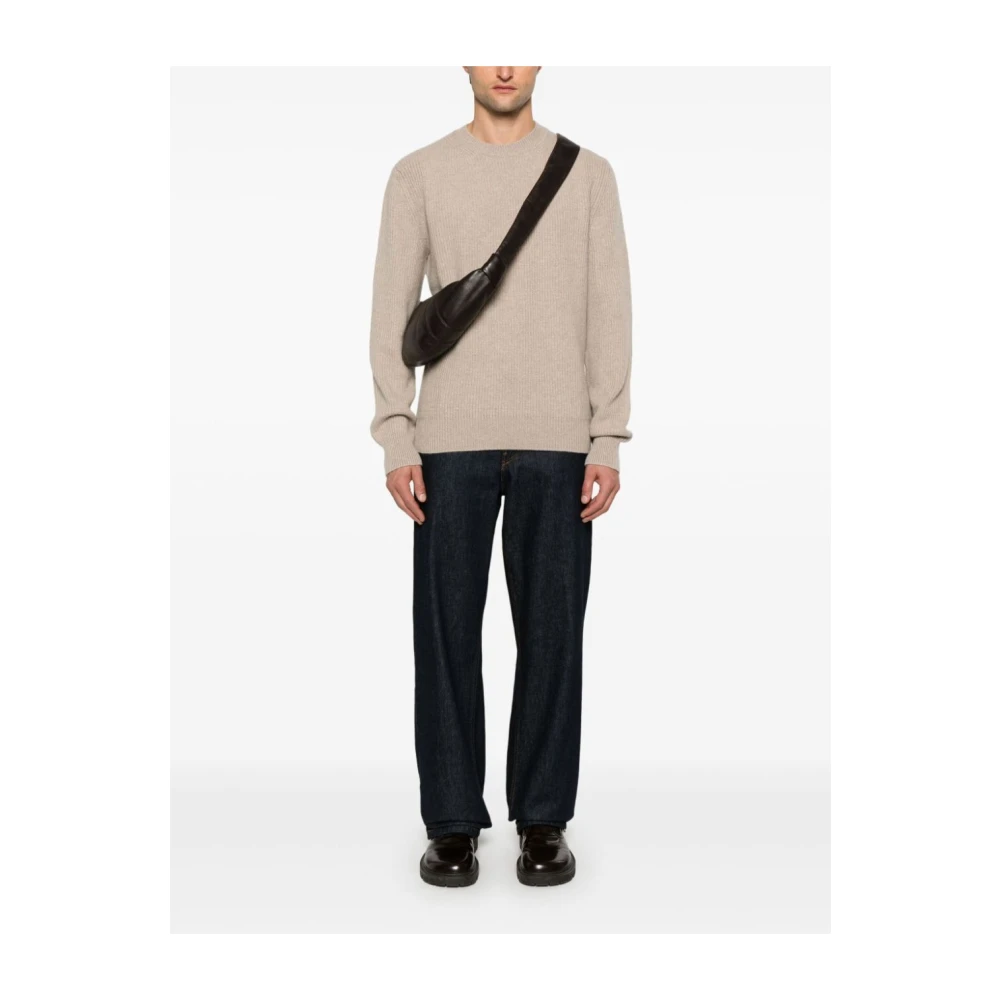 Ermenegildo Zegna Crewneck Sweater Beige Heren
