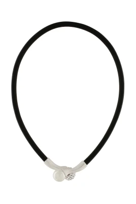 Elegant pärlmix läderhalsband