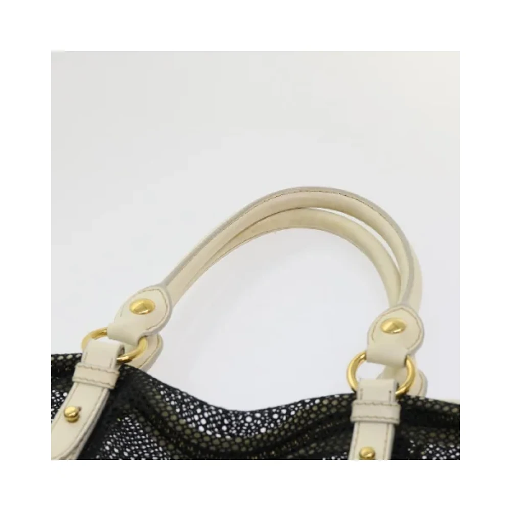 Miu Pre-owned Nylon handbags Black Dames