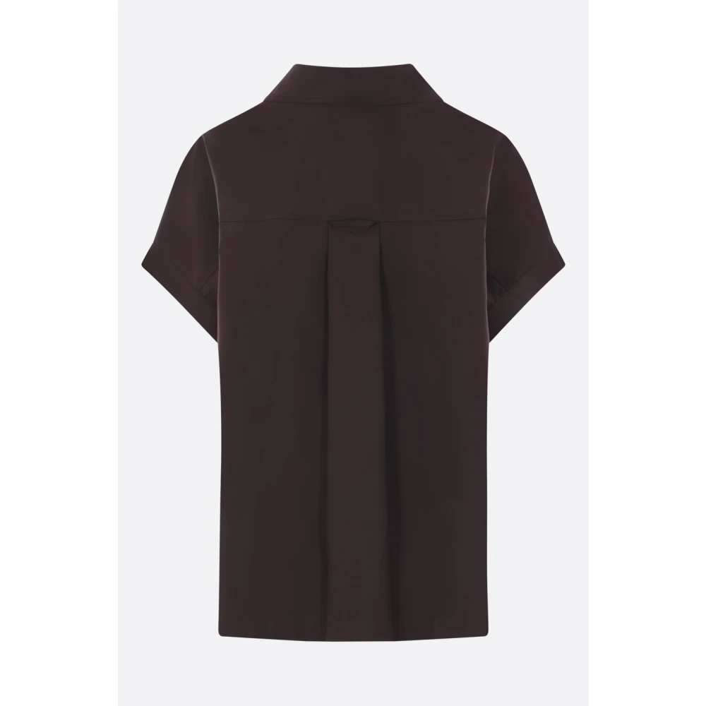 Aspesi Bruin Katoenen Poplin Blouse Brown Dames