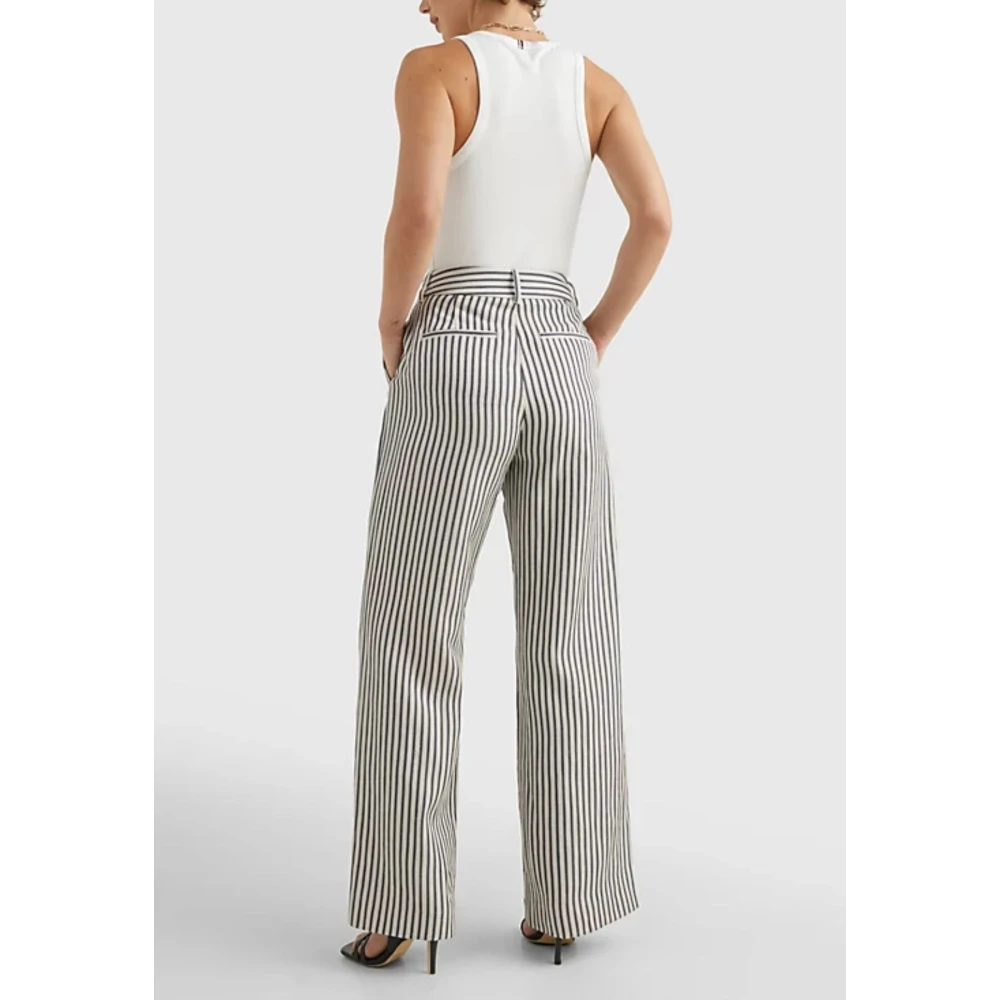 Tommy Hilfiger Dames Straight Leg Broek Multicolor Dames