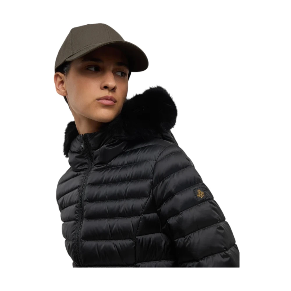 RefrigiWear Stijlvolle Winterjas Black Dames