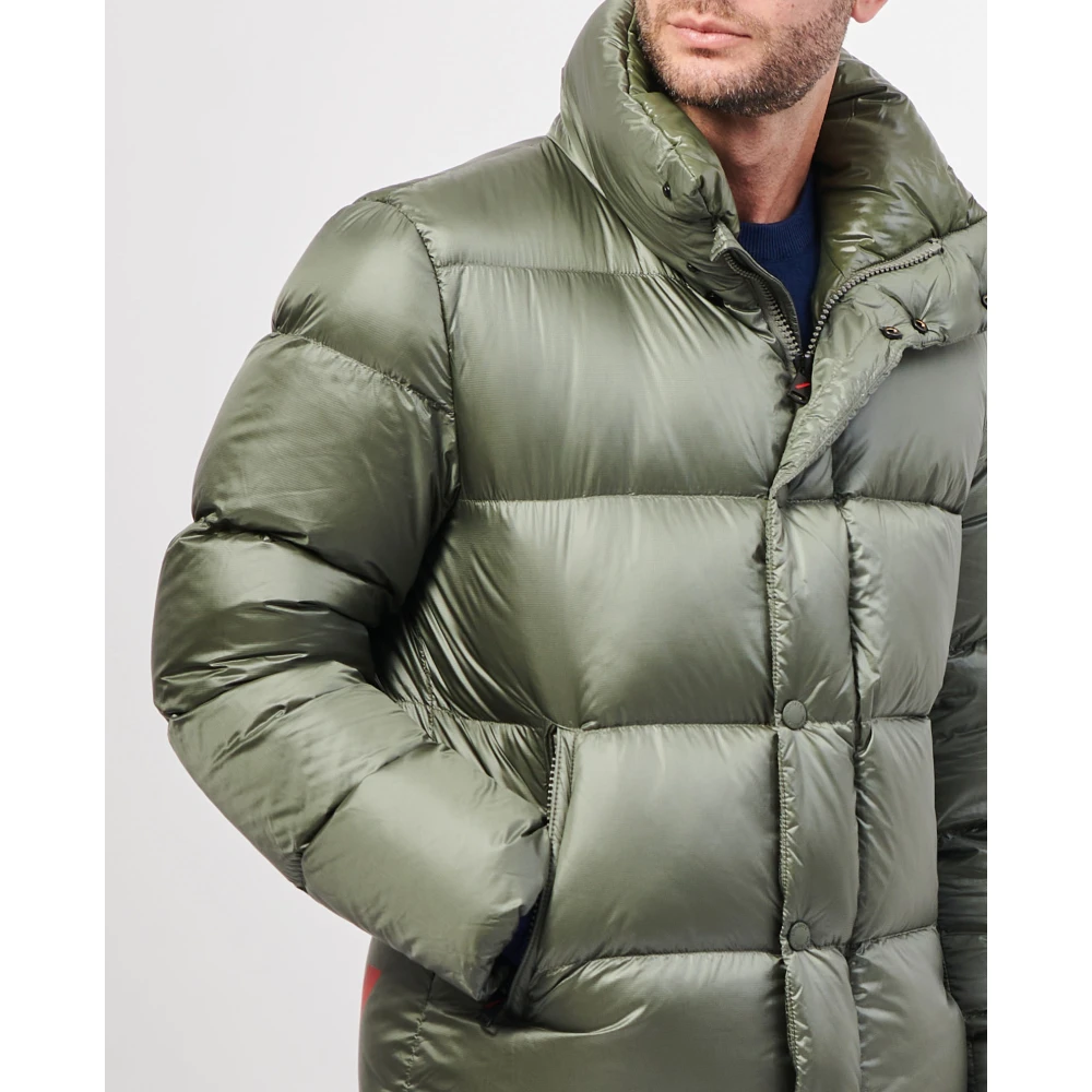 Afterlabel Militair Groene Donsjas Chamonix Stijl Green Heren