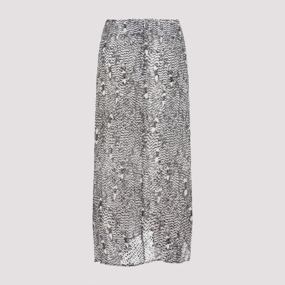 Isabel marant Midi Rok in Lisanne Stijl Black Dames