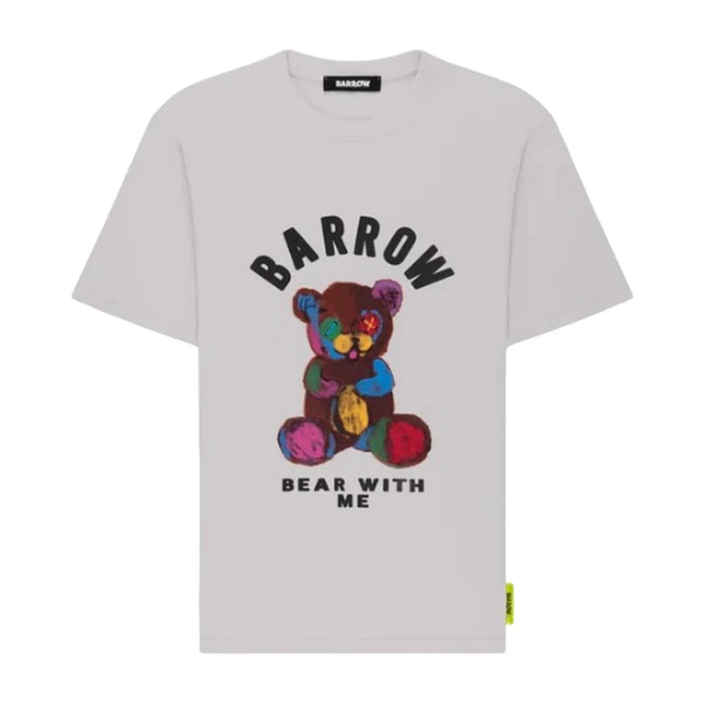 Barrow Katoenen T-shirt met Voorprint White