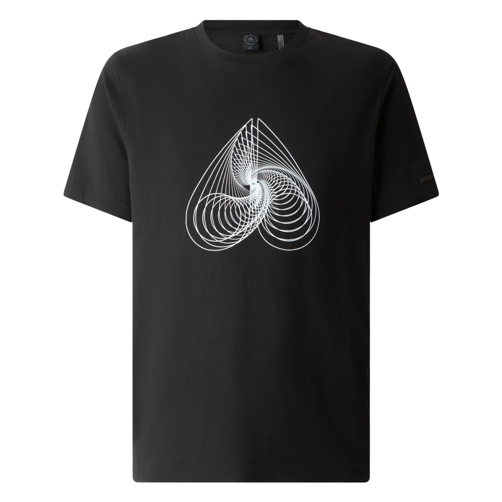 Moose Knuckles Men's Black Eclipso Tee - T-Shirts - Xl - Tops