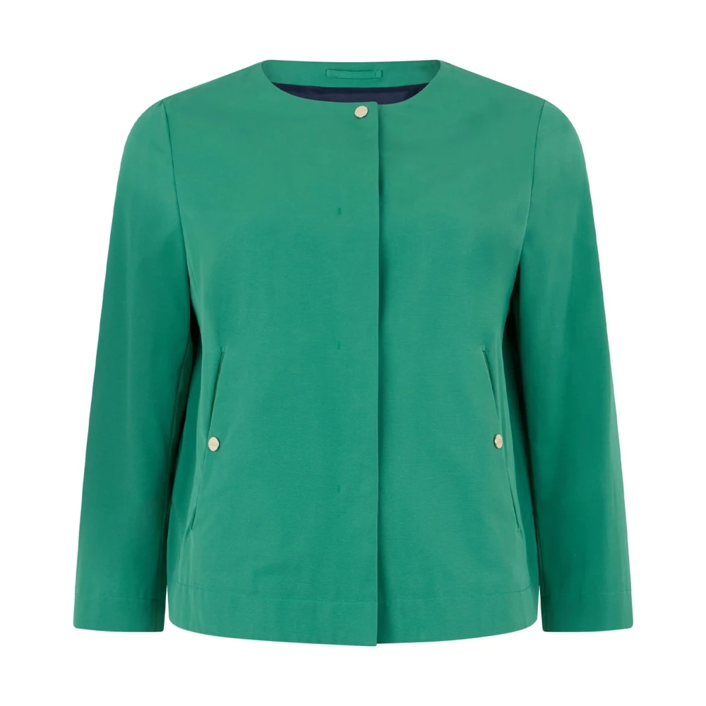 Herno Women's Green Blazer Jacket, Blazers, M, Jackets
