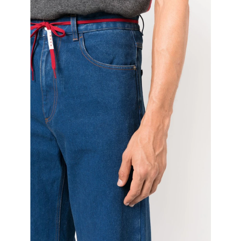 Marni Blauwe Jeans Blue Heren