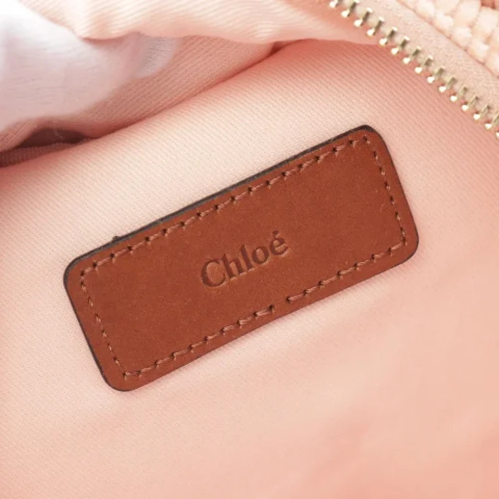 Chloé Pre-owned Velvet backpacks Pink Dames