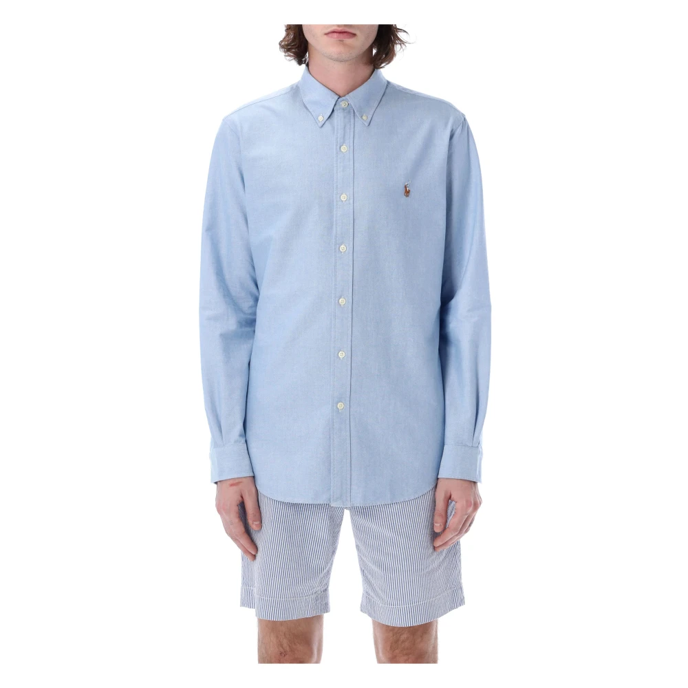 Ralph Lauren Klassisk Oxford Multifärgad Skjorta Blue, Herr