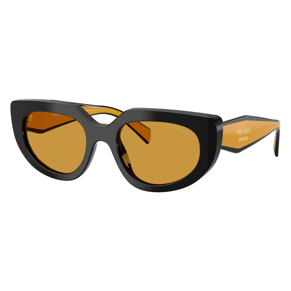 Prada Unisex Black Sunglasses, 53 Mm, D02s Sunglasses