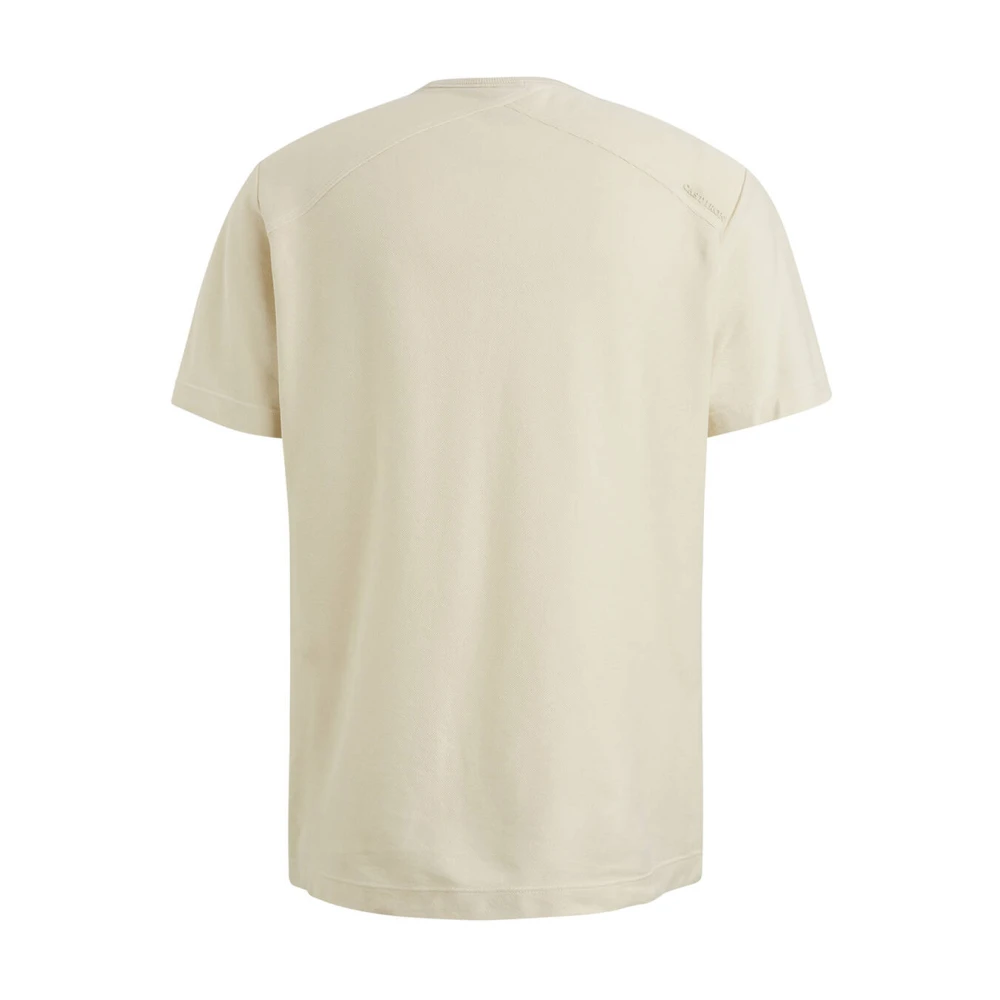 Cast Iron Korte mouw regular fit T-shirt Beige Heren