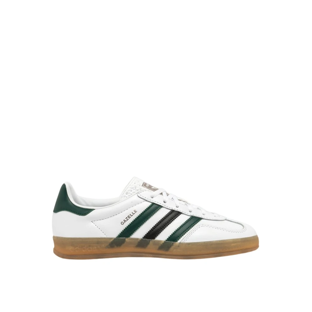 Adidas Originals Men's White Sneakers, 12 1/2 Uk, Vintage Gazelle Indoor Leather Trainers