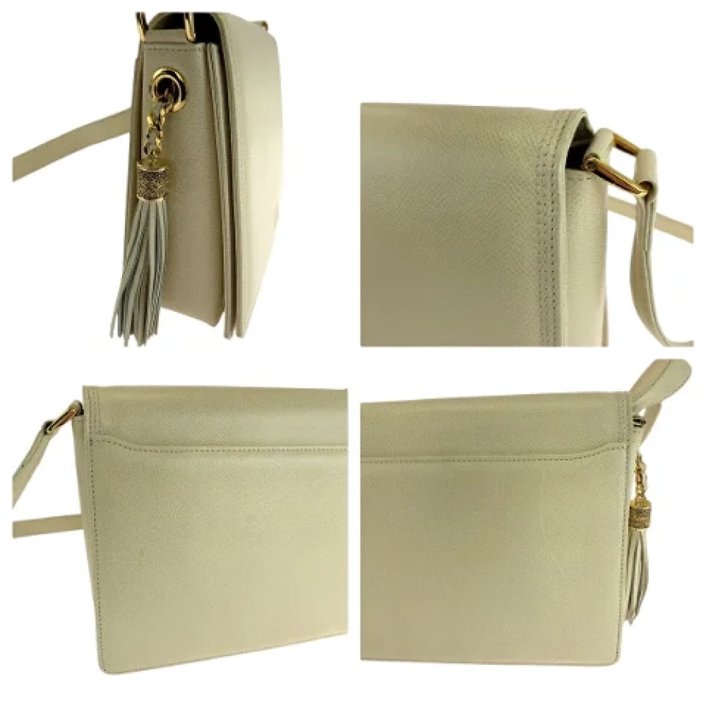 Valentino Vintage Pre-owned Leather shoulder-bags Yellow Dames