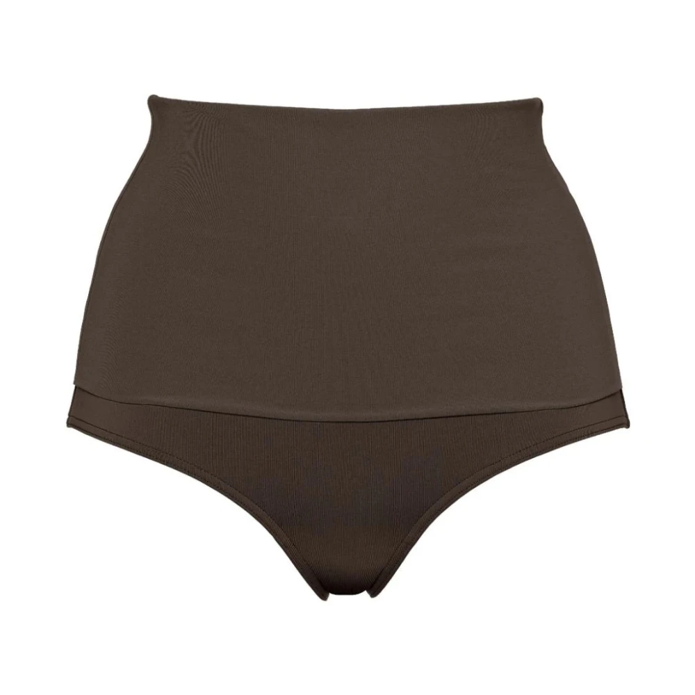 Eres Hoge Taille Bikini Broekjes Brown Dames